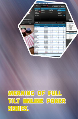 Full tilt poker meaning