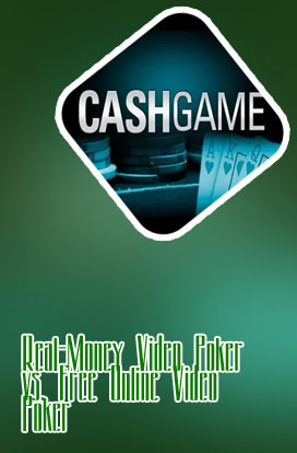 Online video poker for cash