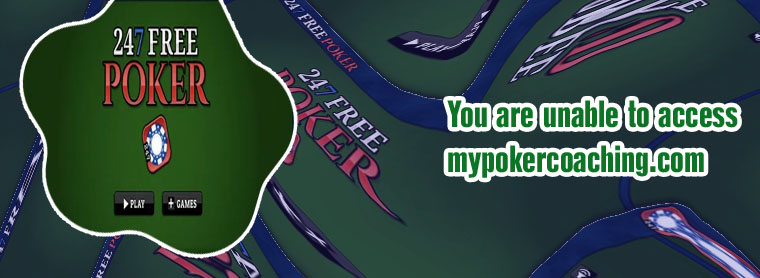 Poker against computer app