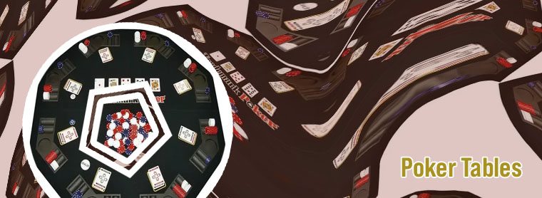 Poker set with table