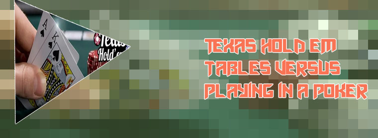 Texas holdem poker table